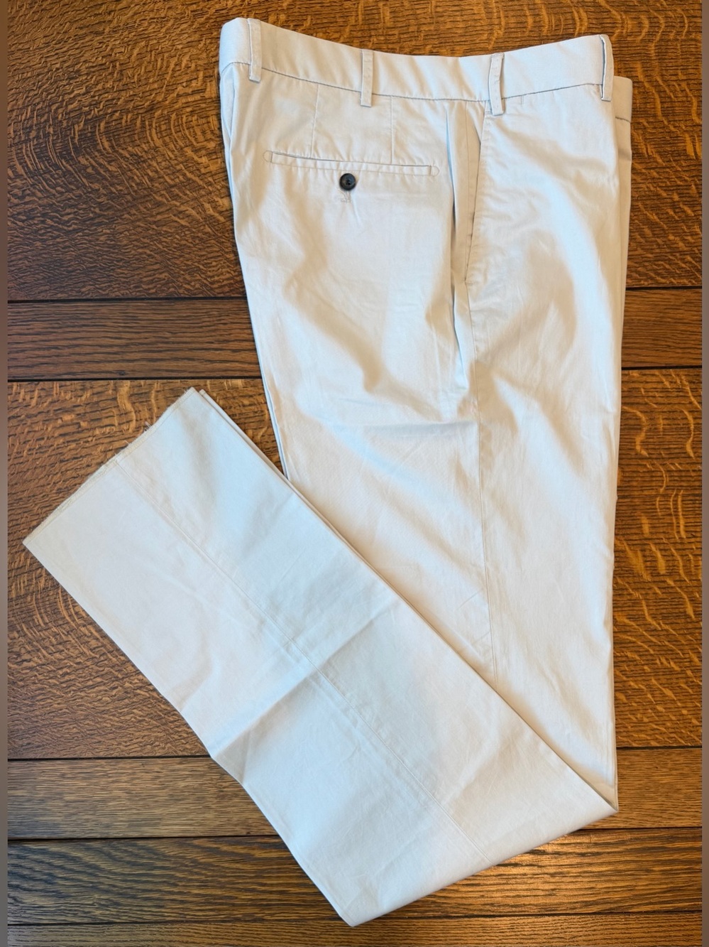 Authentic HILTL Dayne-So Chino Trousers Lt Gray
